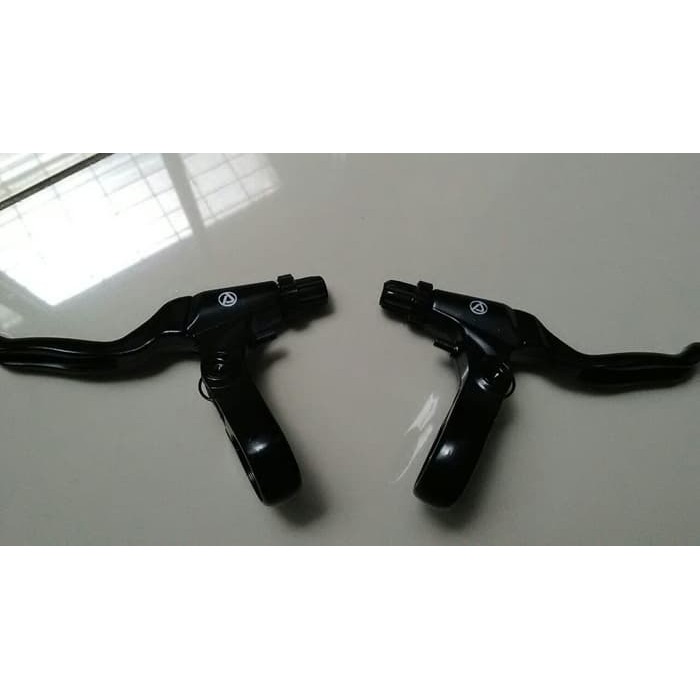 HANDLE REM SEPEDA MTB BMX FULL ALLOY PACIFIC HITAM
