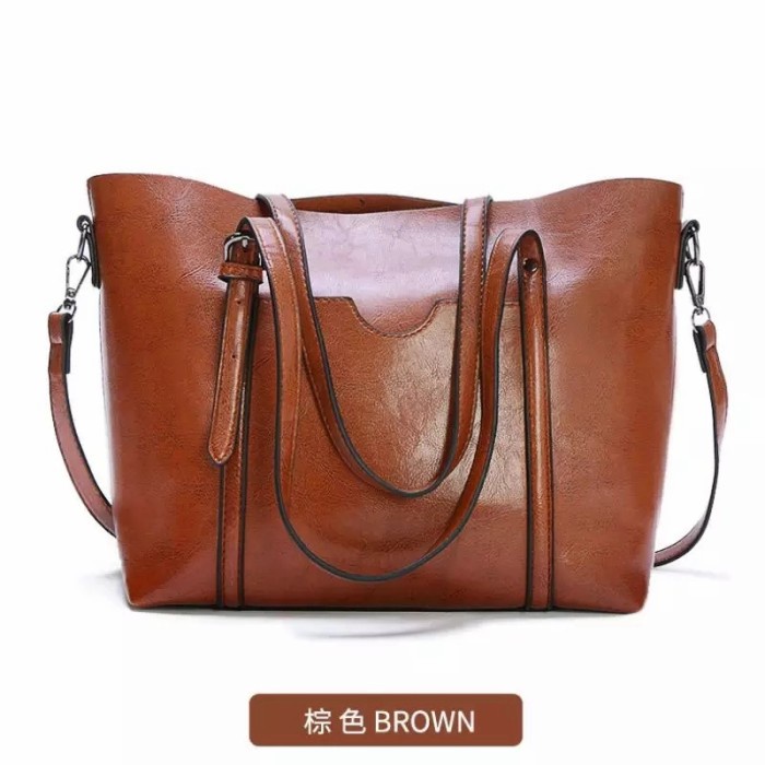 Tas besar import tas kerja wanita tas bahu F21699