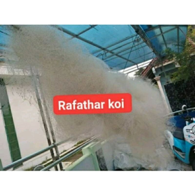 jaring nelayan untuk media filter kolam dan akuarium