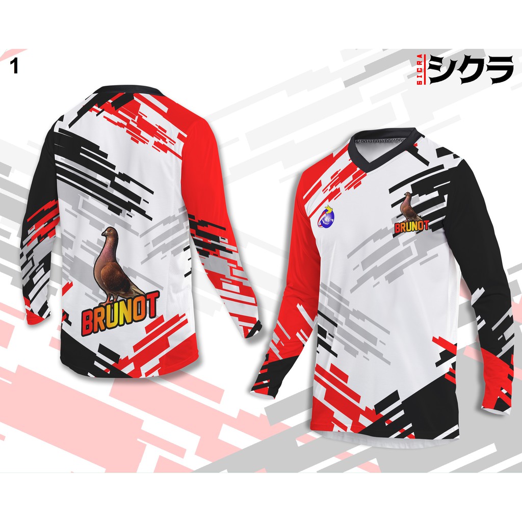 Jersey Baju Merpati balap kolong tinggi | bisa Custom nama & logo