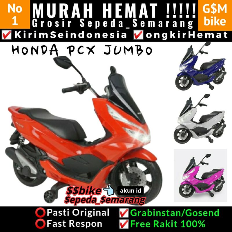 Jual motor honda pcx Aki jombo dan yamaha Nmax aki Original pmb
