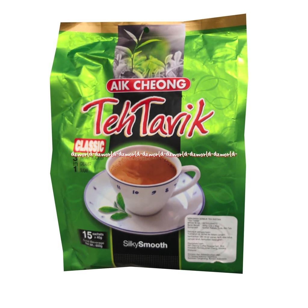 

Aik Cheong Teh Tarik Classic 15Sachet Tehtarik Che Ong Ceong Teh Susu Teh Tarik Aik Ceong Aikcheong