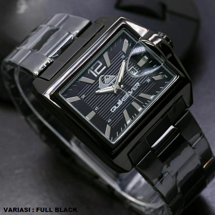 JAM TANGAN PRIA PREMIUM QS SQUARE RANTAI ( 4 WARNNA) // QS015