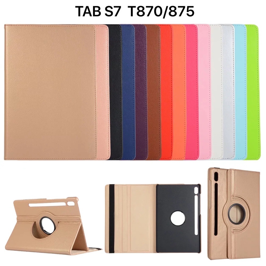 Sarung Tablet Untuk Samsung Galaxy Tab S8 S7 11.0 &quot;SM-X700 SM-X706 SM-X706B/U/N SM-T870 SM-T875 SM-T876B Fashion360° Rotating Stand Flip Casing Case Kulit