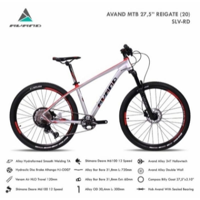 Sepeda gunung/MTB AVAND 27.5 Reigate