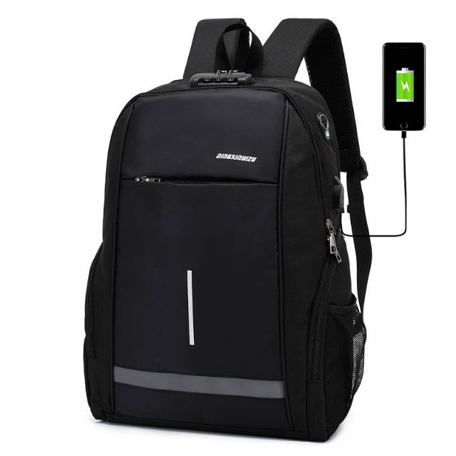 Tas Laptop, Tas Sekolah Backpack Traveling Bag Anti Theft 14 - 15.4 inch