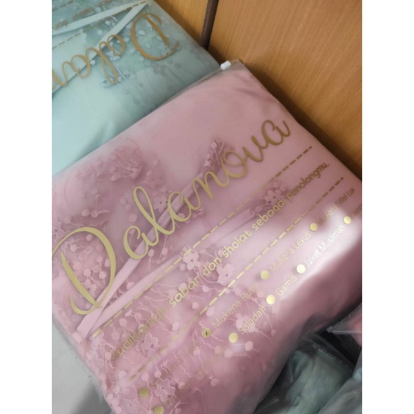 free sajadah tas serut & totebag mukena Rusia ori Dalanova siap kirim