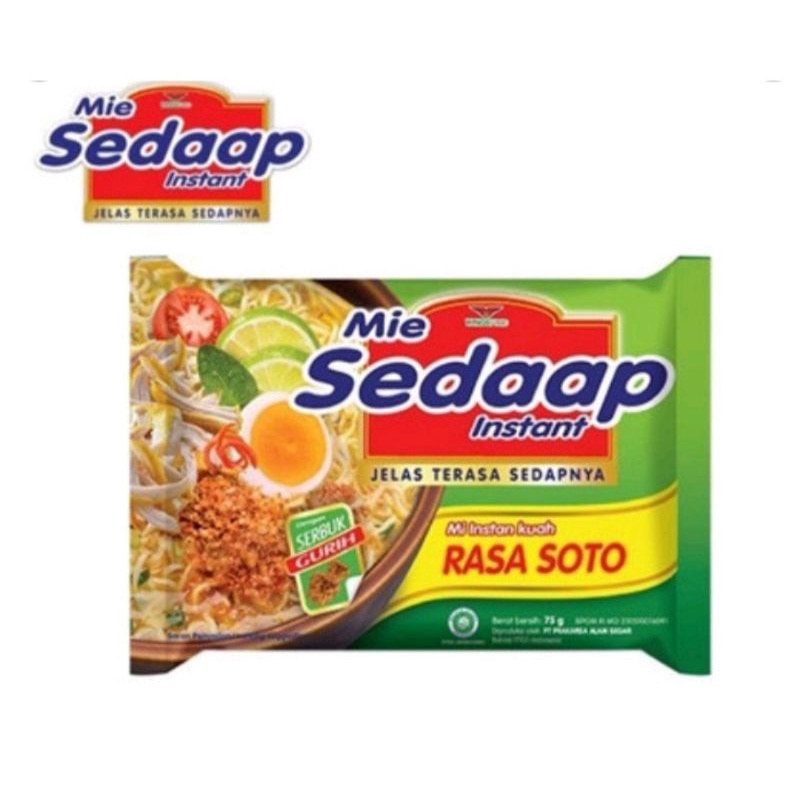 

MIE SEDAP SOTO 75Gr
