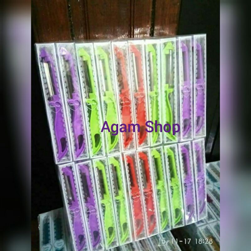 souvenir pisau buah kecil kemas mika isi 100 pcs
