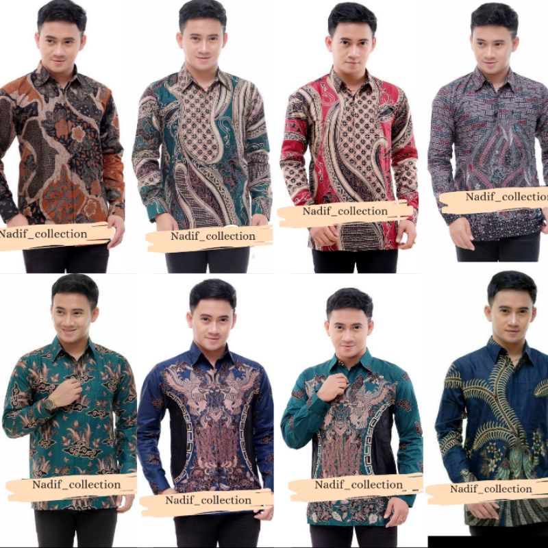 KEMEJA BATIK FASHION PRIA TERBARU MODIS TERKINI LENGAN PANJANG PENDEK KATUNEW ARRIVAL DISTRO BATIK PRIA SOGAN HRB026 BATIKAF NOTOARTO BATIK IPNU-IPPNU HEM PRIA BellN PRIMADONA MURAH M L XL XXL