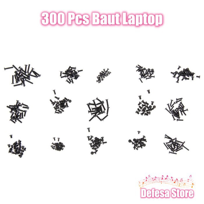 Baut Laptop ASUS ACER DELL HP LENOVO TOSHIBA 300 Pcs