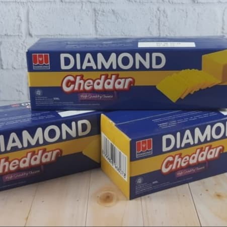 

Keju- Cheese Keju Diamond Cheddar 500 Gr -Keju.