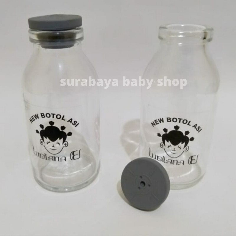 NEW BOTOL ASI 100 ML STANDART LUSIANA E 855005 / BOTOL ASI KACA