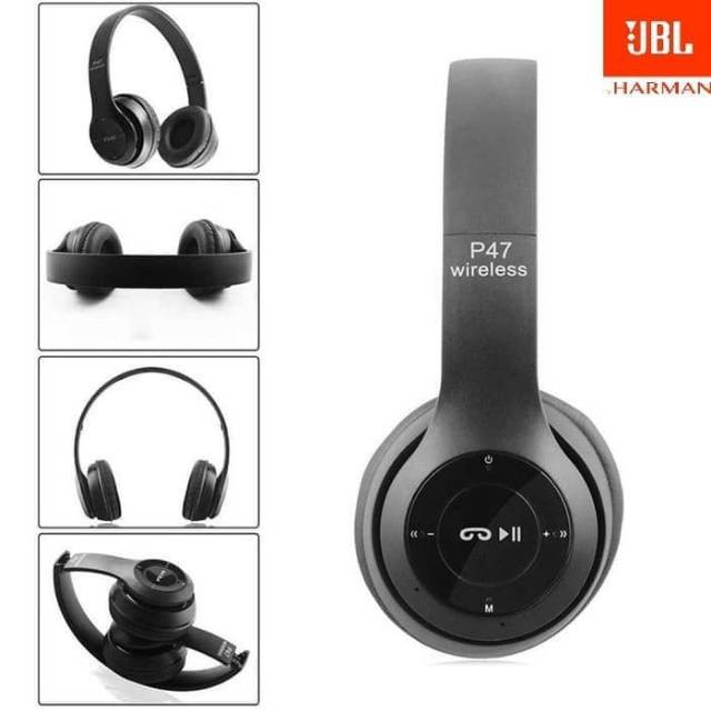 HEADSET / HEADPHONE BANDO DJ BLUETOOTH JBL P47 / J77 [EXTRABASS] [BLUETOOTH]