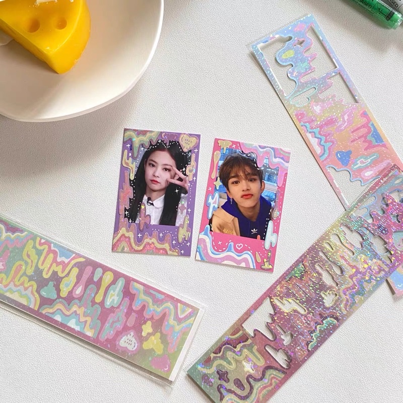 

sticker confetti untuk deco pc photocard korea colorfull rainbow B102