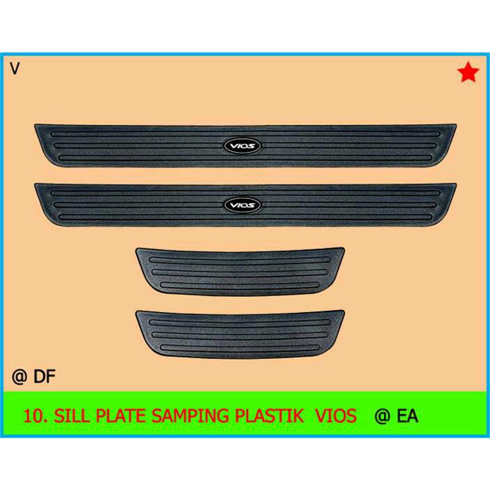 Sill Plate / Sillplate Samping Mobil Vios