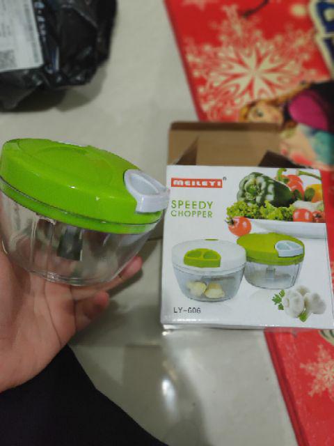 Speedy Chopper Pemotong / Blender Tangan Daging Bawang Buah Dan Sayuran
