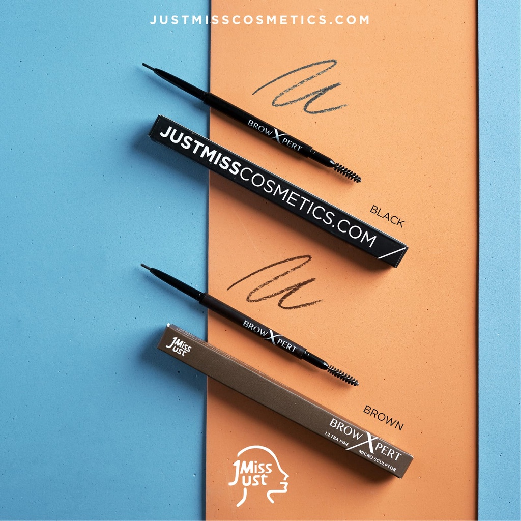 JUST MISS [BX] BROWXPERT Pensil Alis Putar Dengan Sikat Alis Ultra Fine Micro Sculptor BROWEXPERT
