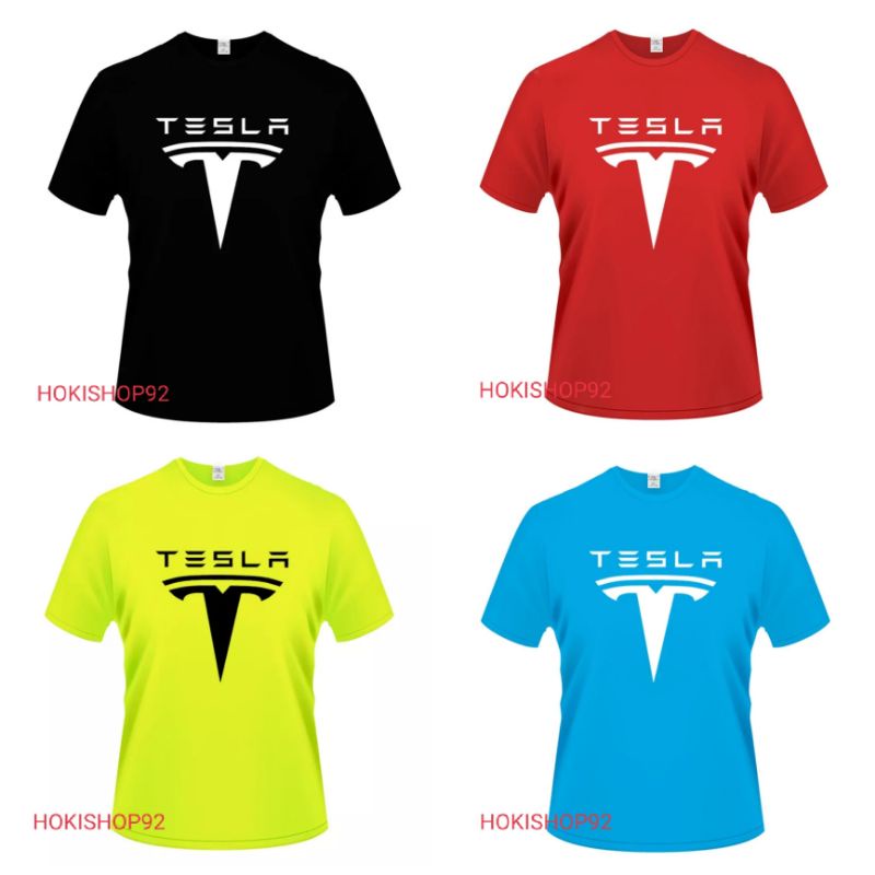 HOKISHOP92 ~ KAOS PRIA TERBARU TESLA LENGAN PENDEK KAOS OBLONG TERMURAH