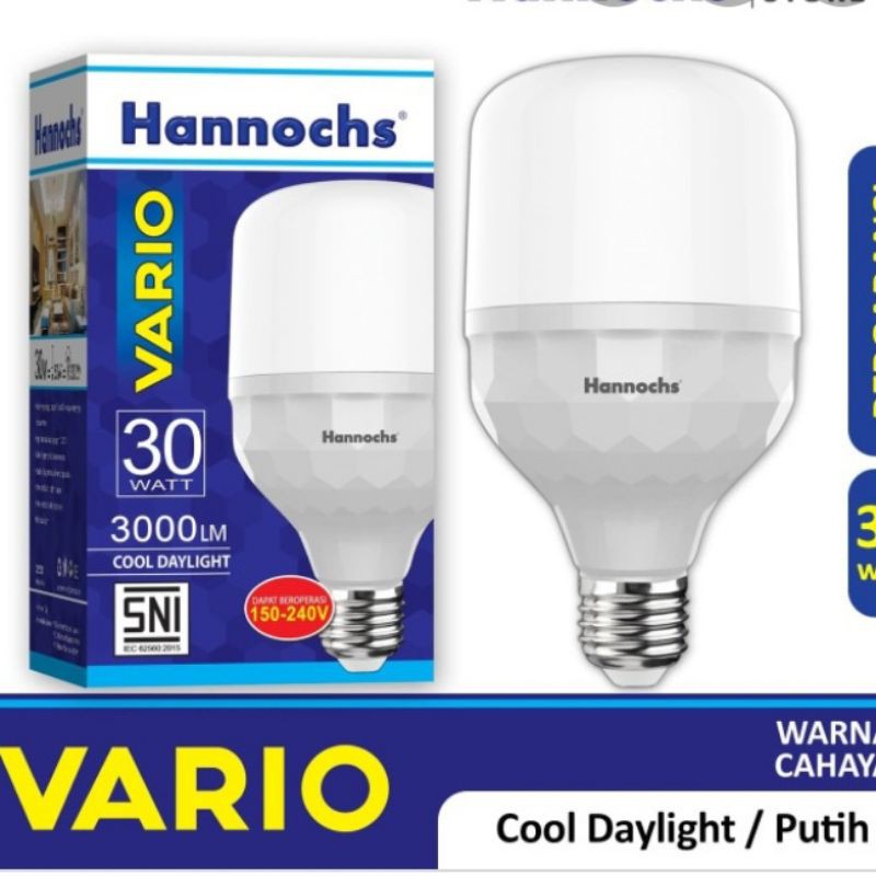 Lampu LED Hannochs Vario 30 Watt Model Tabung Exclusive GRS 1 tahun