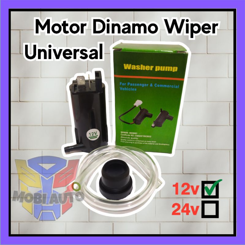 Motor dinamo air wiper mobil 12v universal