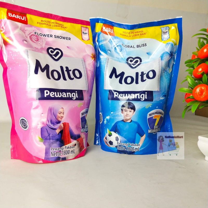 Molto Pewangi Pakaian 1800 ML/ 1700ML Molto Pewangi Pakaian All Variant Reffill 1800ML/ 1700ML
