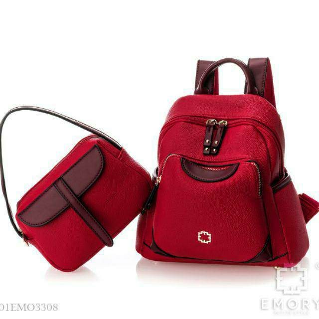 GIBD TAS RANSEL 2IN1 EMORY Travis Series 01EMO3308 PROMO TAS RANSEL 2IN1 ORIGINAL BRANDED IMPORT