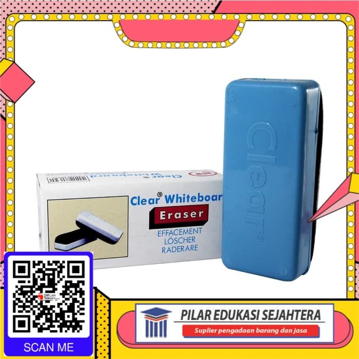 

PENGHAPUS PAPAN TULIS WHITEBOARD CLEAR KECIL MURAH