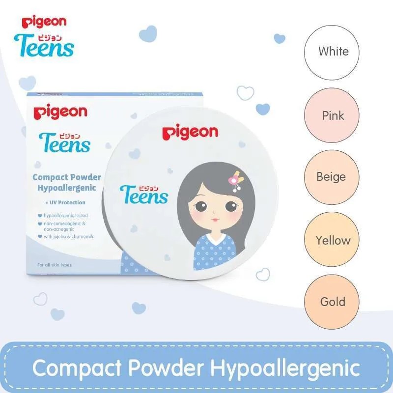 Pigeon Teens Series Compact Powder Refill Moisturizer Facial Foam