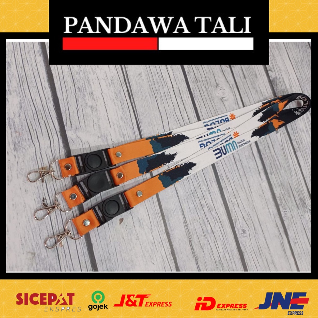 

Lanyard BUMN Bulog / Lanyard Printing Pandawa Tali Surabaya ptr