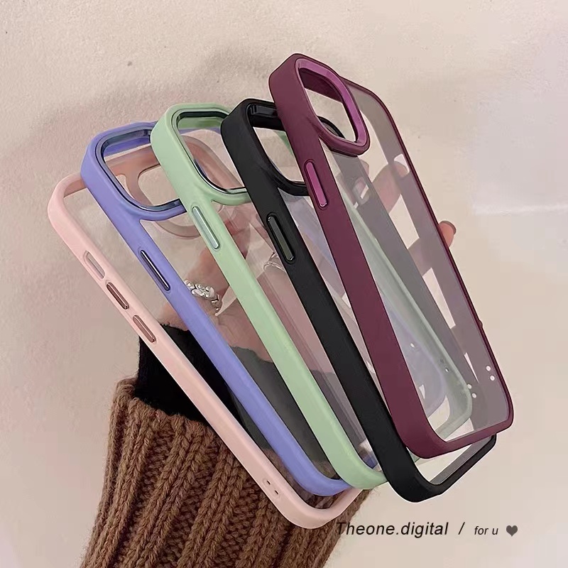 Case Handphone Casing iPhone 13 Pro max 12 Pro max 11 Pro max Dengan Tombol Metal + Kamera