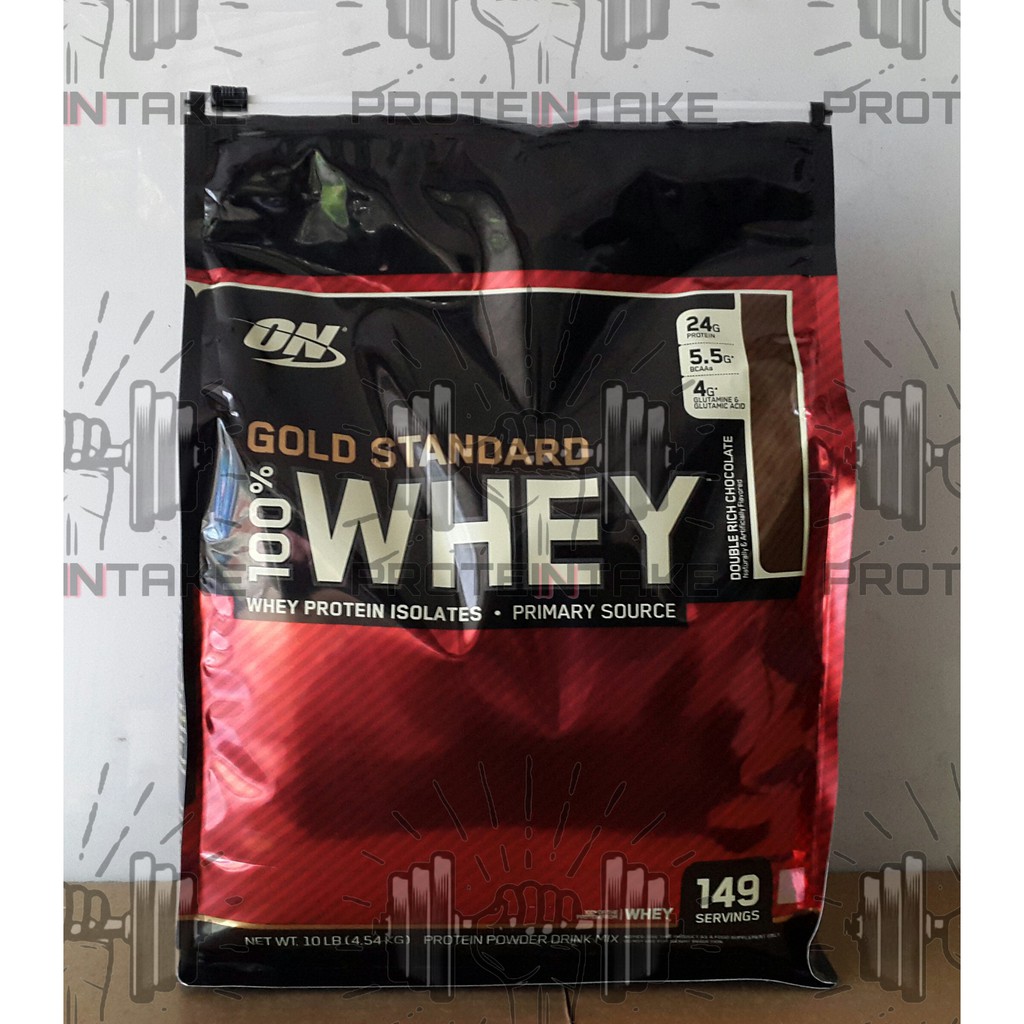 ON Whey Gold Standart 100% 10 Lbs Lb / 10lb 10lbs wgs protein susu 100