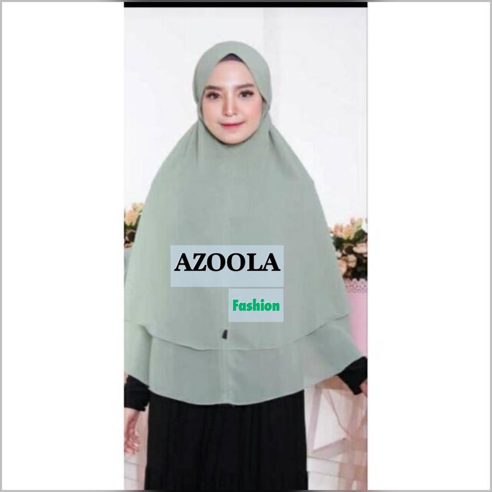 Kerudung Maryam 2Layer Ceruty Xl/Bergo Jumbo Maryam 2Layer/Jilbab Instan Maryam 2Layer