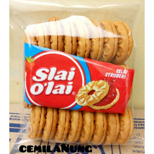 

Snack kiloan murah slai o'lai strawberry 220 gram free bubble warp