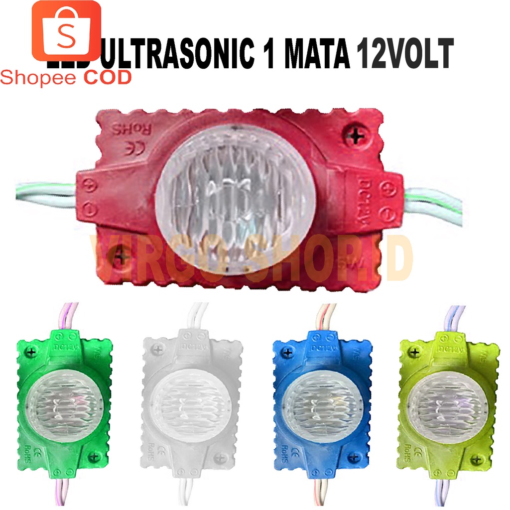 Lampu LED Modul 1.5 Watt 12 Volt LED Module 1 Mata Jumbo 1.5W 12V / Lampu LED Modul 1.5 Watt 12 Volt / LED Module 1 Mata