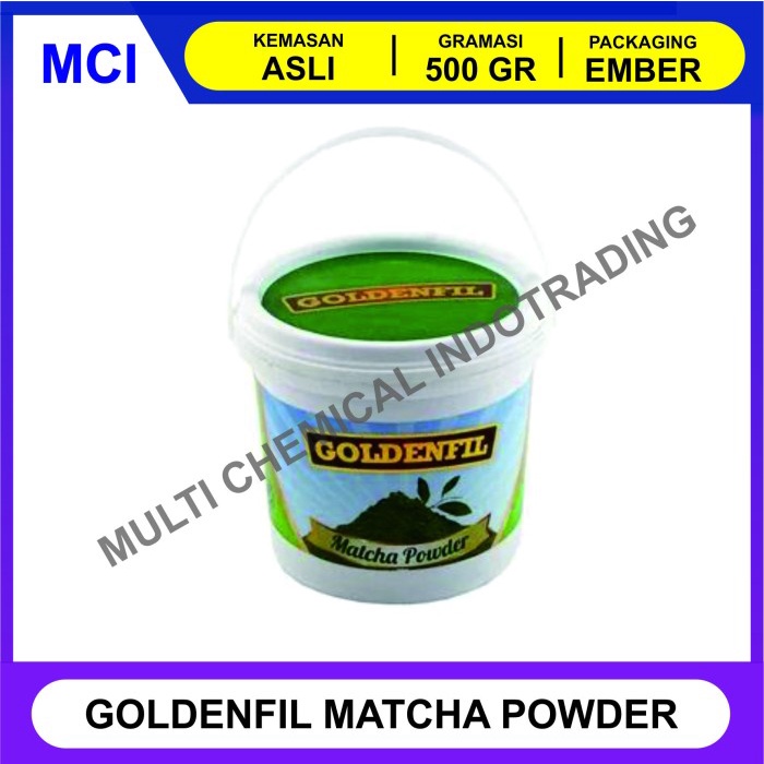 

(BISA COD) PURE MATCHA POWDER GOLDENFIL 500 GR / MATCHA PREMIUM / BUBUK GREENTEA