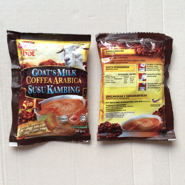 

Kopi arabika susu kambing Malaysia