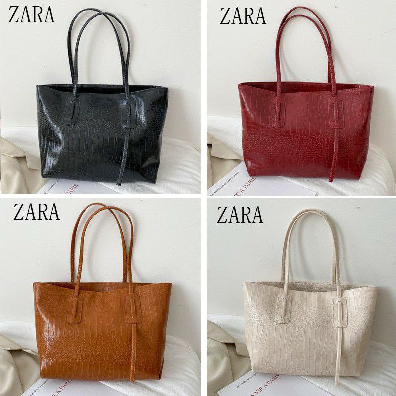 zaraaa croco totebag / zara  croco tote bag / tote bag murah / tote bag import