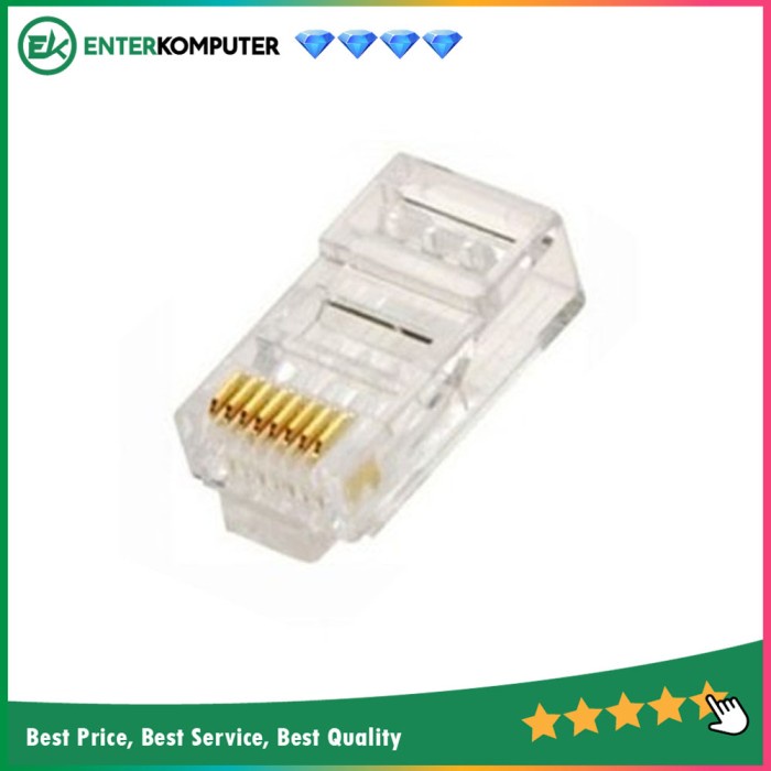 Connector Vascolink Cat 6 (50 Pieces)