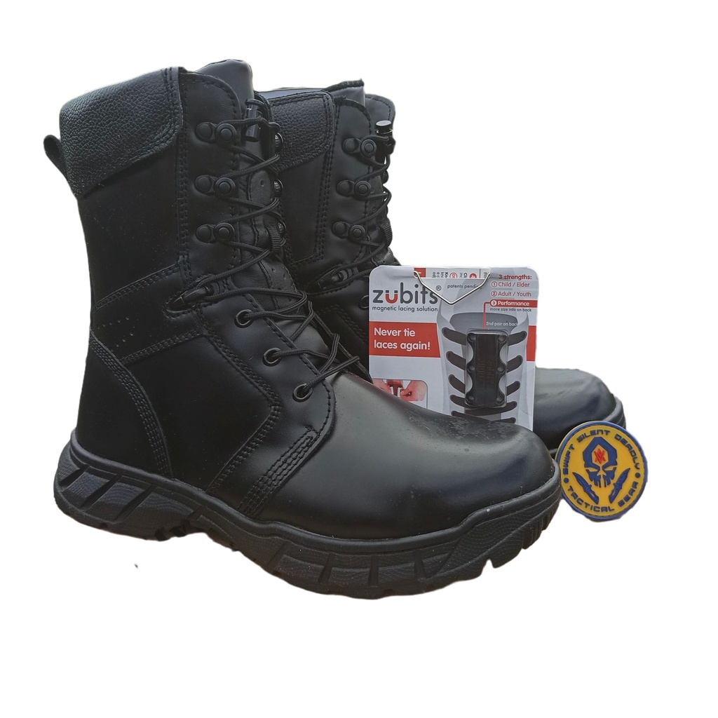 Sepatu Pdl Jatah Pembagian Polri Hitam Original Tactical