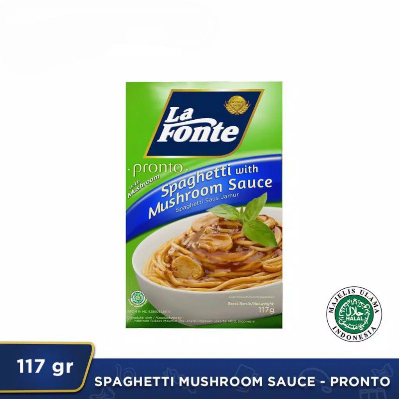 

La Fonte Spaghetti with Mushroom Sauce 117gr