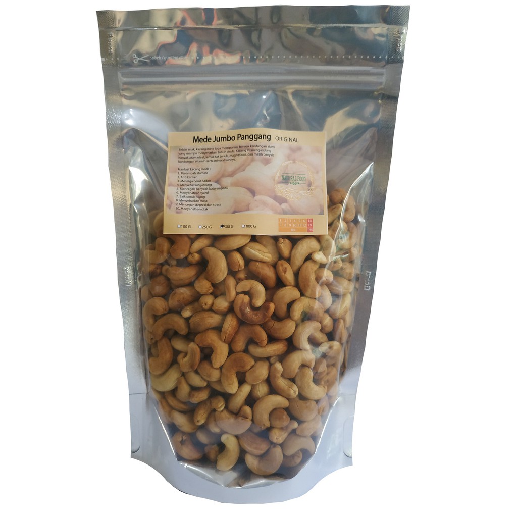 

Kacang Mede Jumbo Panggang 500 gr