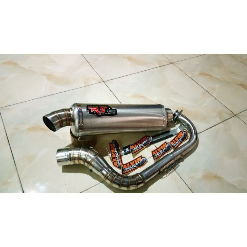 knalpot oval R9 pnp Mio Vario Nmax Beat Scoopy