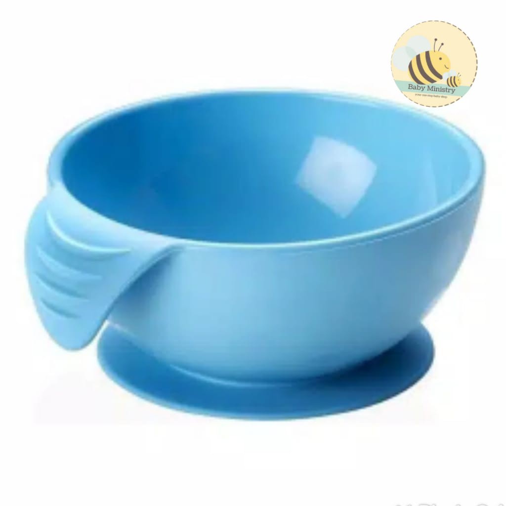 nuby sure grip bowl/ mangkok makan bayi