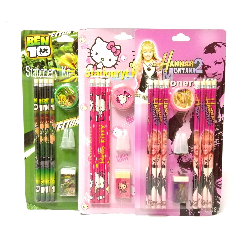 

Minicart Stationery Set 10 In 1 Paket Alat Tulis Berkarakter - JY-C002,018 & 022