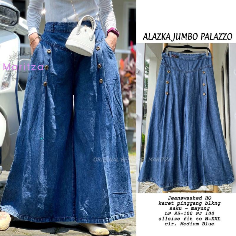 ALAZKA JUMBO PALAZZO by GFS PALAZO JEANS