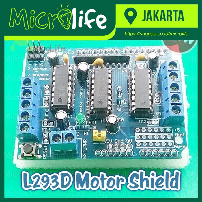 L293D Motor Shield Arduino Compatible