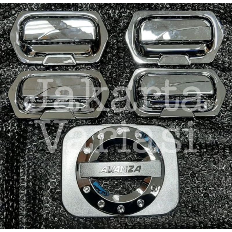 paket outer handle tank cover avanza 2010 xtivo chrome JSL