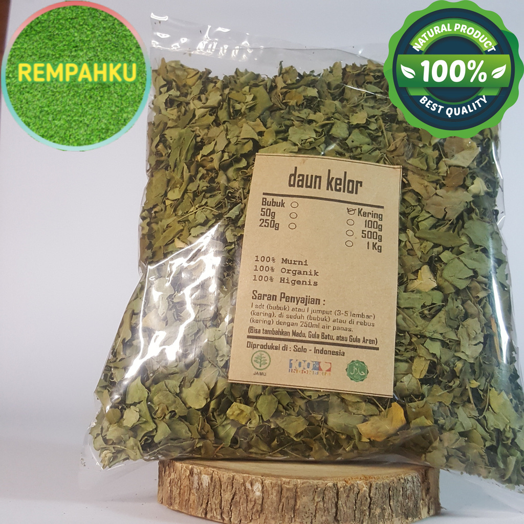 

DAUN KELOR KERING 1000gr / 1 KG - MORINGA - MURNI - JSR - REMPAH