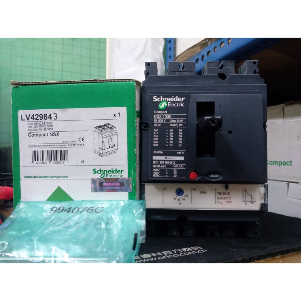 MCCB COMPACT NSX LV429843 NSX100N SCHNEIDER